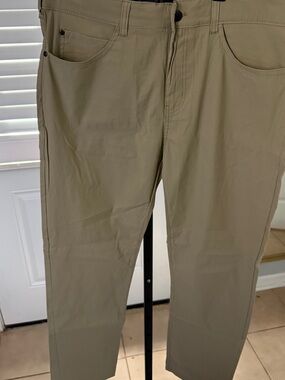 Slim Straight Khaki Chinos for Men - Tan